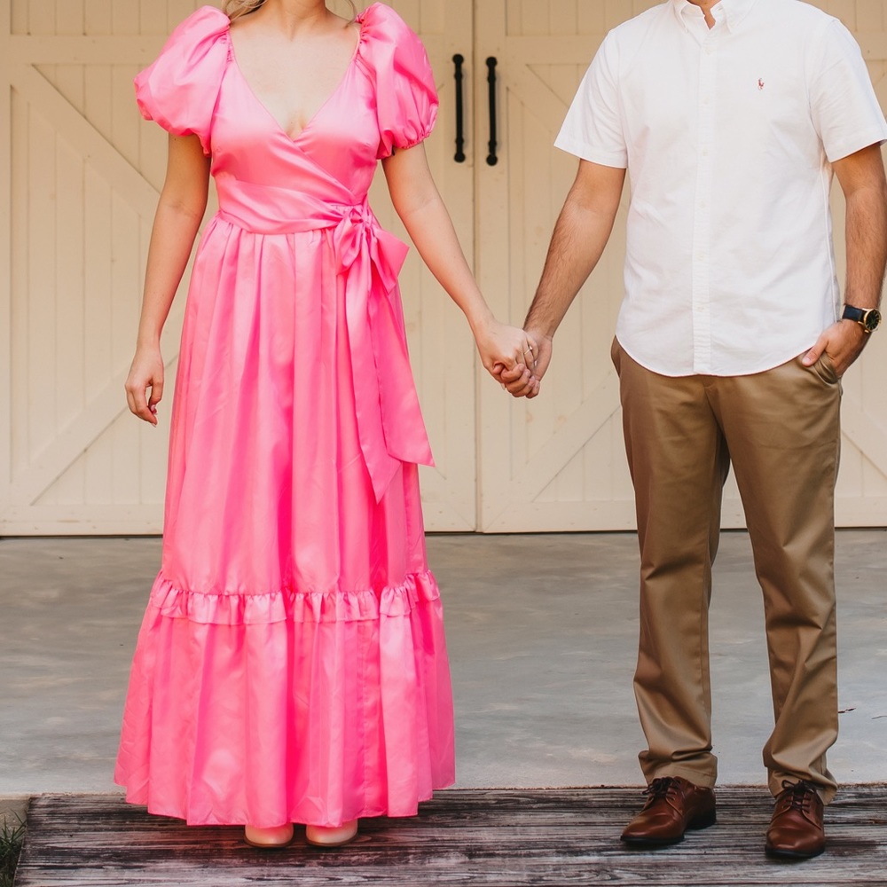 Love Shack Fancy Pink Dress Size 6 - Worn once